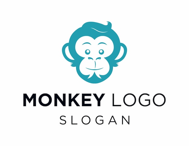 Projekt logo małpy