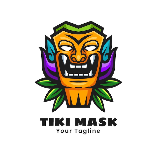 Projekt Logo Maski Tiki