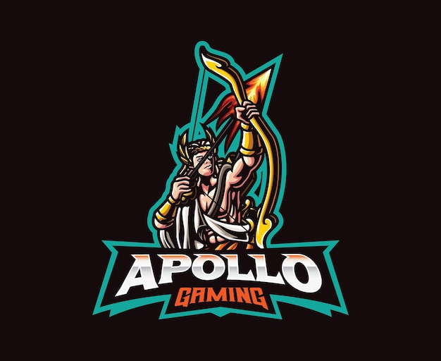 Projekt Logo Maskotki Boga Apollo