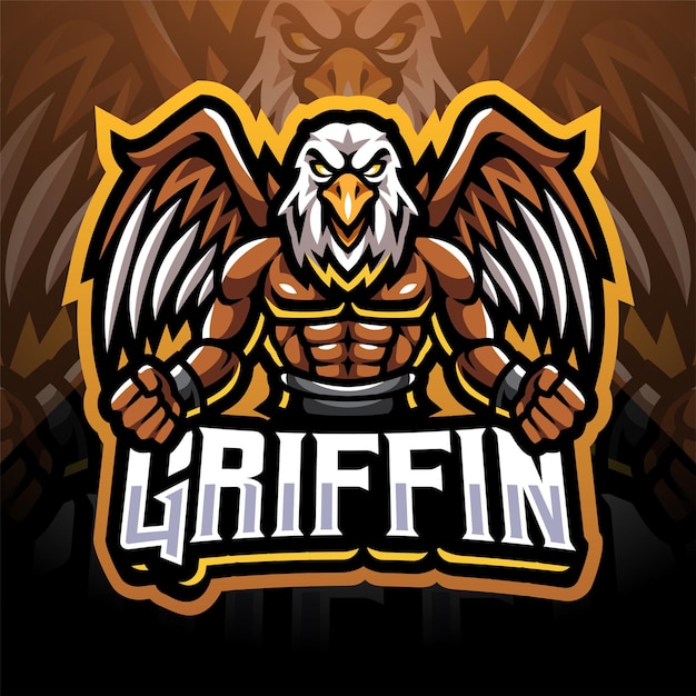 Projekt Logo Maskotki E-sportowej Griffin