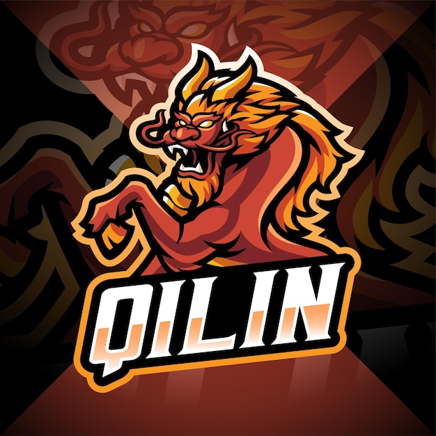 Projekt Logo Maskotki E-sportu Qilin
