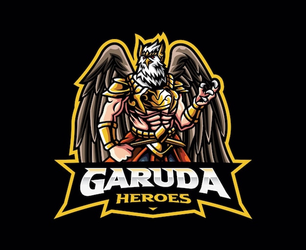 Projekt Logo Maskotki Garuda