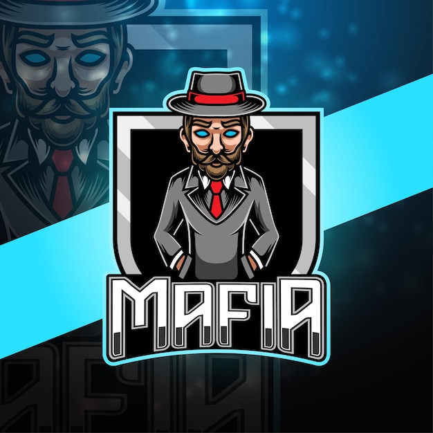 Projekt Logo Maskotki Mafii Esport