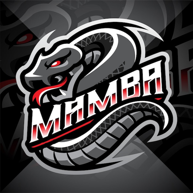 Projekt Logo Maskotki Mamba Esport