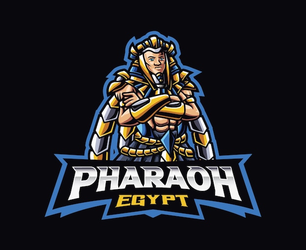 Projekt Logo Maskotki Scifi Egypt Faraon