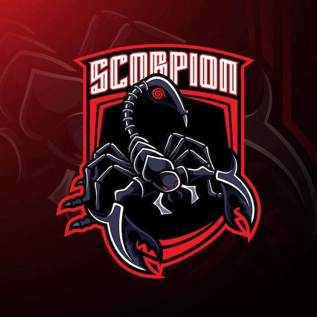 Projekt Logo Maskotki Sportowej Scorpion