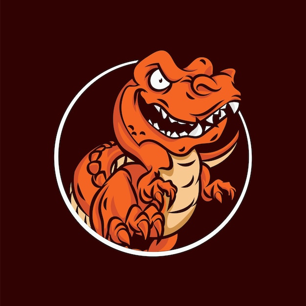 Projekt Logo Maskotki Trex 2