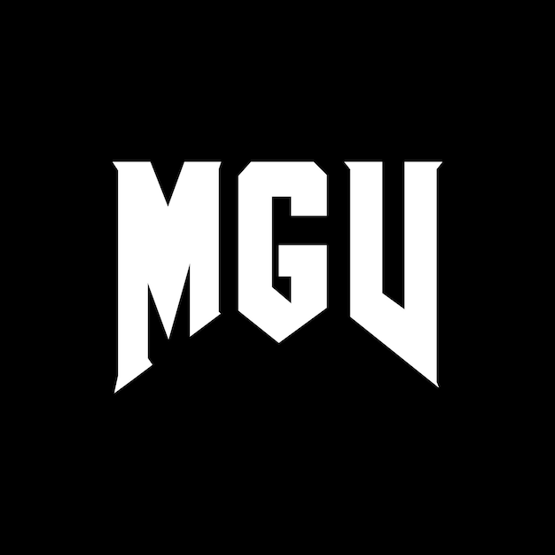Projekt logo MGV dla firmy technologicznej MGV logo projekt czarno-białej kombinacji kolorów MGV logo MGV wektor MGV projekt MGV ikona MGV alfabet MGV typografia logo projekt