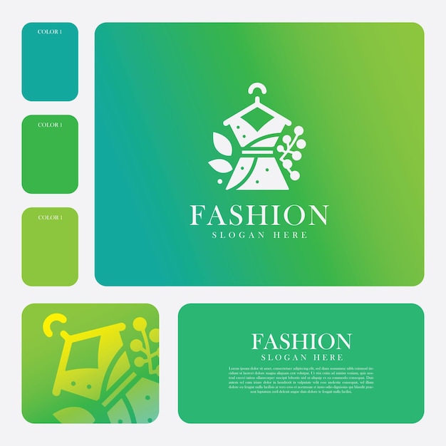 Plik wektorowy projekt logo mody w minimalistycznym stylu odpowiedni do logo marki biznesowej w sektorze mody