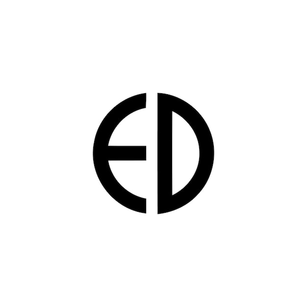 Projekt Logo Monogramu Ed