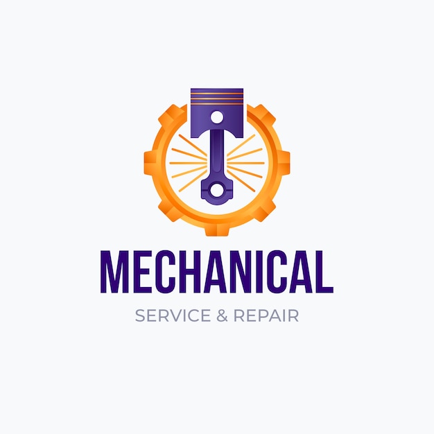 Projekt logo naprawy mechanicznej