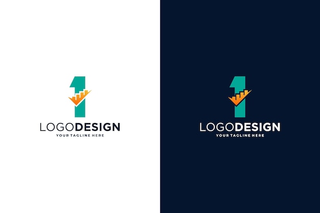 Projekt logo numer 1 dla marketingu, finansowania, inwestycji i biznesu