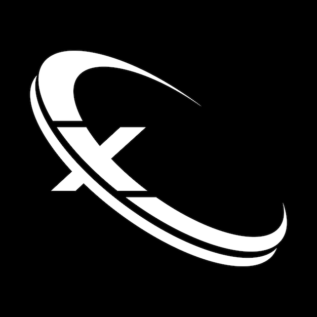 Plik wektorowy projekt logo początkowej litery alfabetu x
