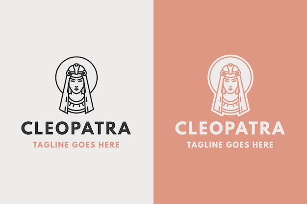 Projekt Logo Postaci Kleopatry