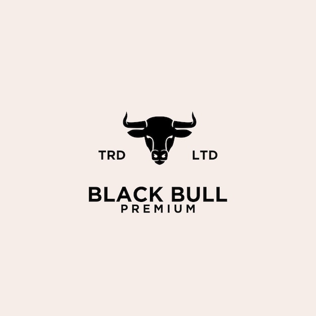 Projekt Logo Premium Czarnego Byka