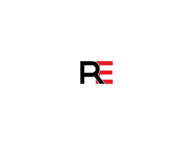 Plik wektorowy projekt logo re
