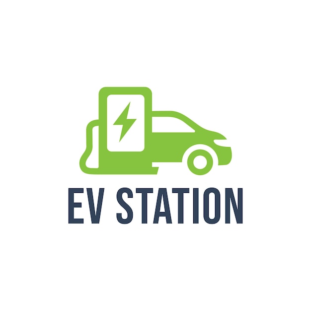 Projekt logo stacji EV