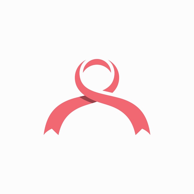 Plik wektorowy projekt logo świadomości raka piersi wektor ikony ilustracji
