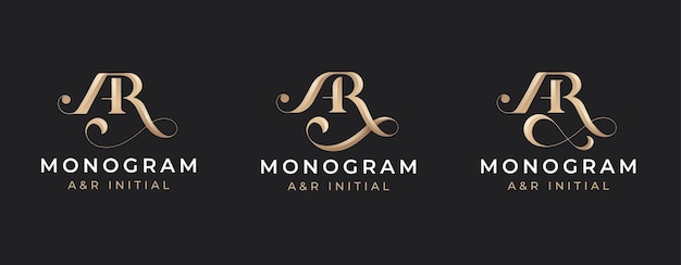 Projekt Logo Szeryfowego Monogramu Z Luksusowym Listem Reklamowym