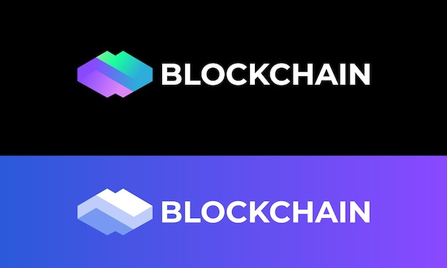 projekt logo technologii blockchain dla platformy kryptowalut