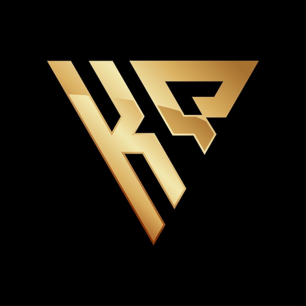 Plik wektorowy projekt logo trójkątnej litery k
