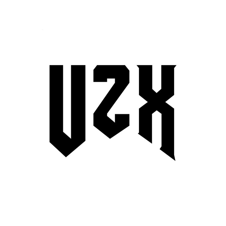 Wektor projekt logo uzx dla firmy technologicznej uzx projekt logo czarno-białe kombinacja kolorów uzx uzx wektor uzx projektowanie ikona uzx alfabet uzx typografia projektowanie logo