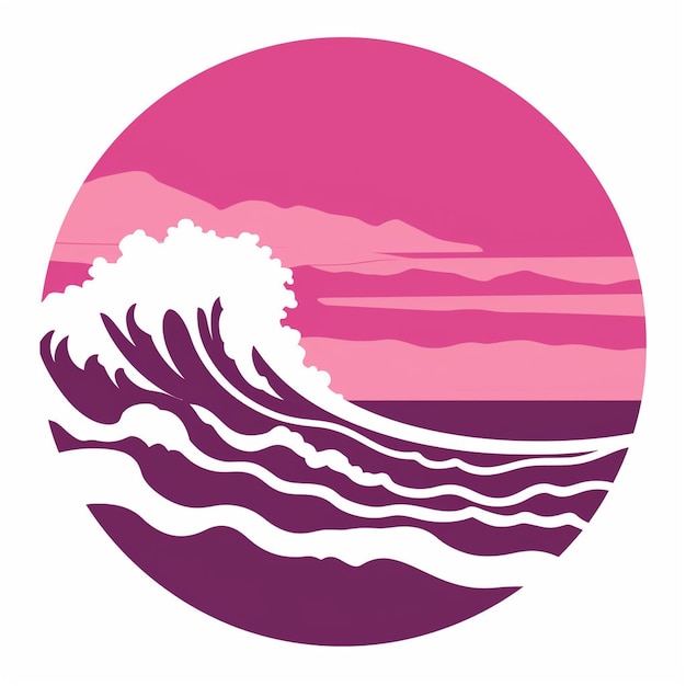 Projekt Logo W Kolorze Różowym
