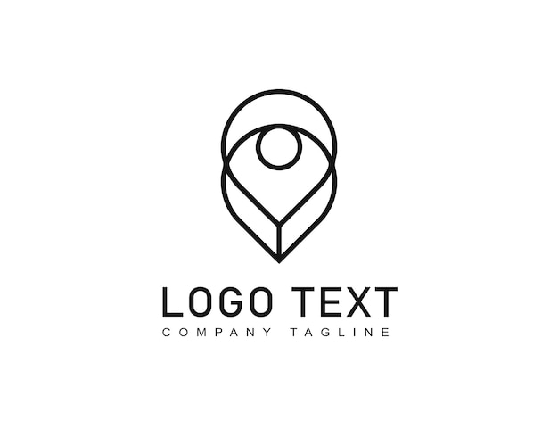 Projekt logo w stylu linii premium
