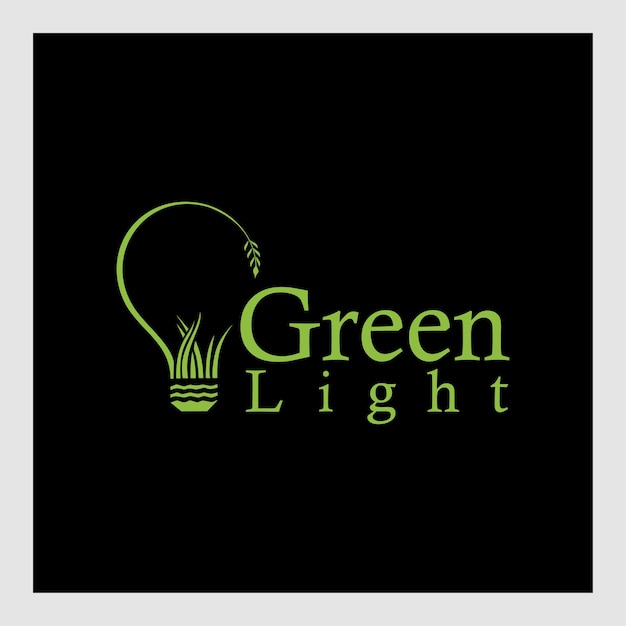Projekt Logo Wektora Dla Zielonej Energii Pomysł Zielonej żarówki Energia Odnawialna Przyszłość Nowoczesne Rolnictwo