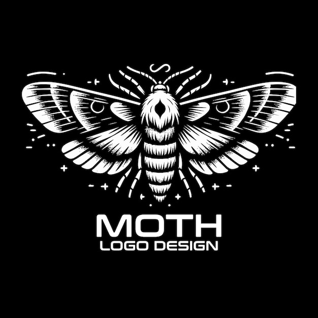 Projekt logo Wektora Motyla