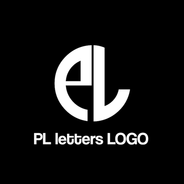 Projekt Logo Wektorowego Liter Pl