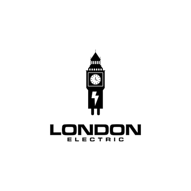 Plik wektorowy projekt logo wektorowego znaku terenu elektrycznego w londynie