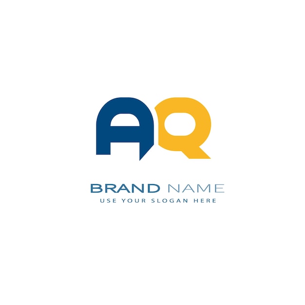 Projekt logo z literą AQ580