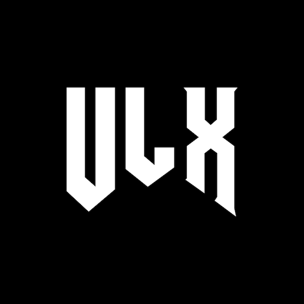 Projekt logo z literami ULX dla firmy technologicznej ULX projekt logo czarno-białe kombinacja kolorów ULX logo ULX wektor ULX projekt ULX ikona ULX alfabet ULX typografia projekt logo