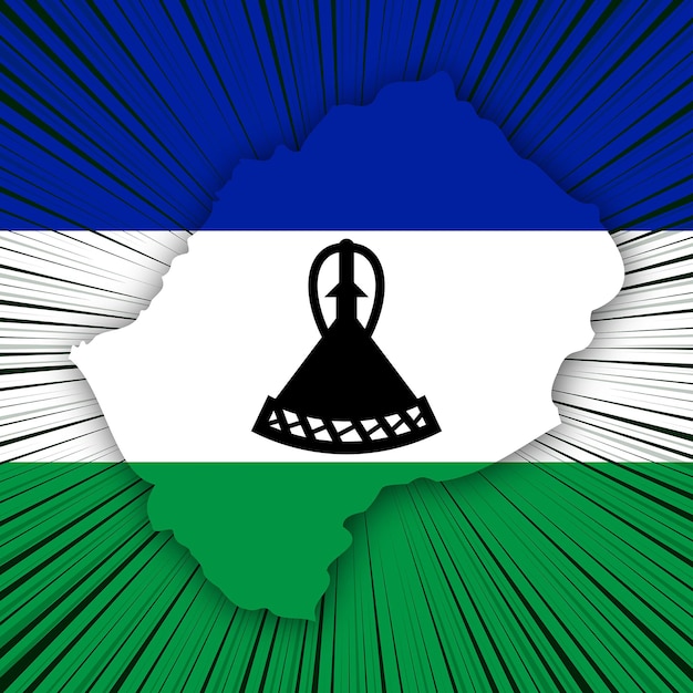 Projekt Mapy Dnia Niepodległości Lesotho