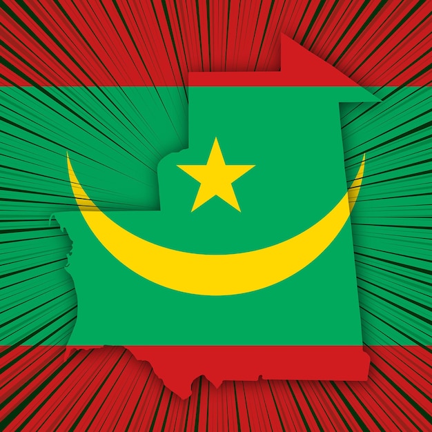 Projekt Mapy Dnia Niepodległości Mauretanii