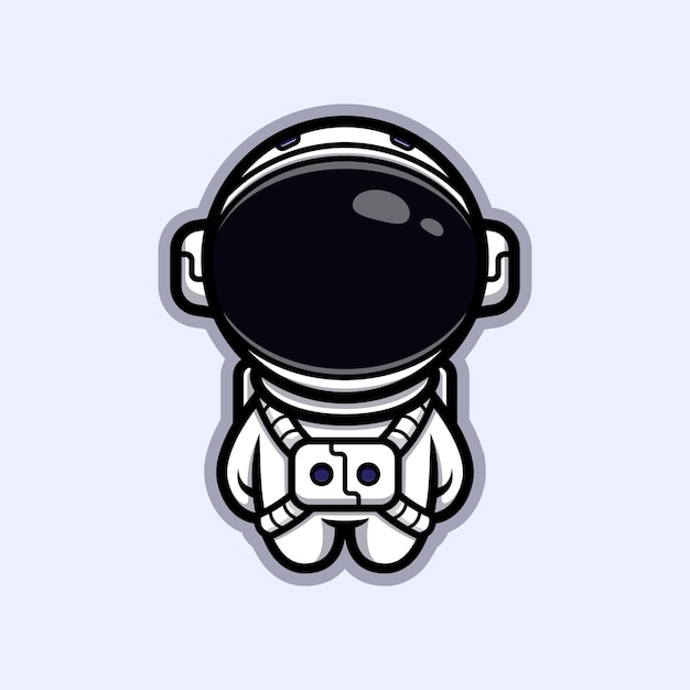 Projekt Maskotki ładny Astronauta