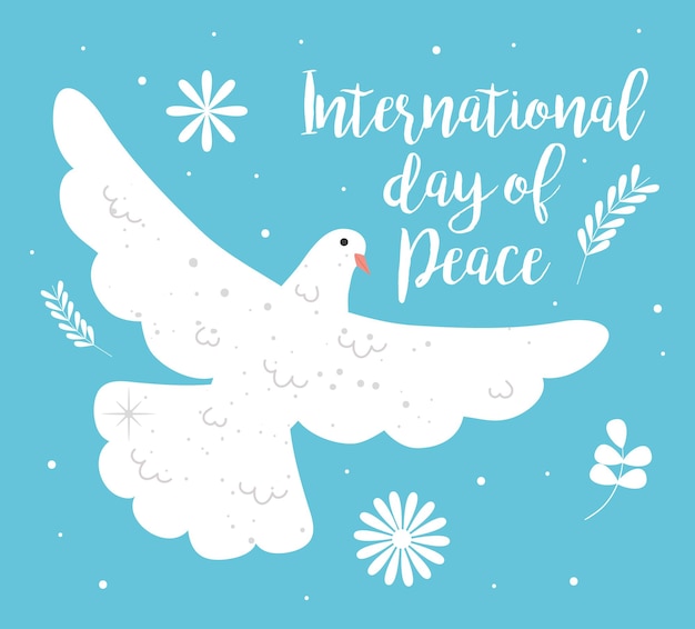 Projekt Międzynarodowego Dnia Pokoju Z Gołębiem