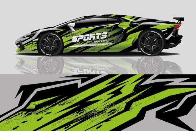 Projekt opakowania na samochód sportowy
