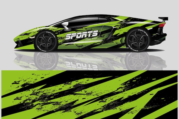 Projekt opakowania na samochód sportowy