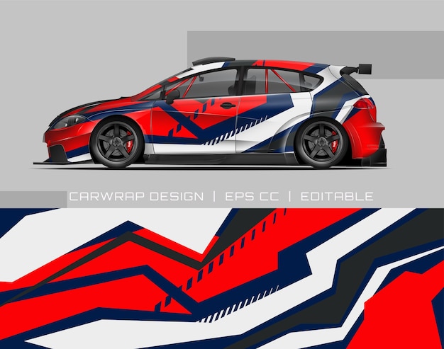 Projekt Owijania Samochodu Z Abstrakcyjną Teksturą Abstrakcyjne Tło Wyścigowe