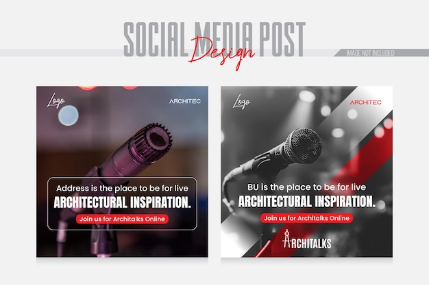 projekt postów w mediach społecznościowych i instream postów