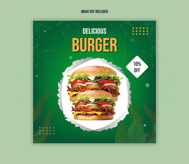 Projekt Postu Na Facebooku Green Burger