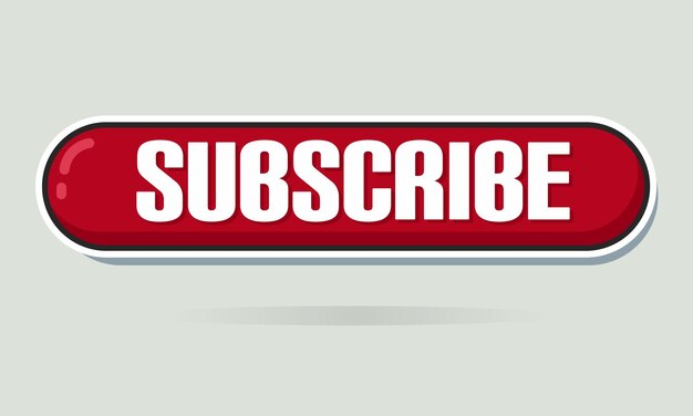 Projekt przycisku subskrypcji dla kampanii internetowej i marketingowej