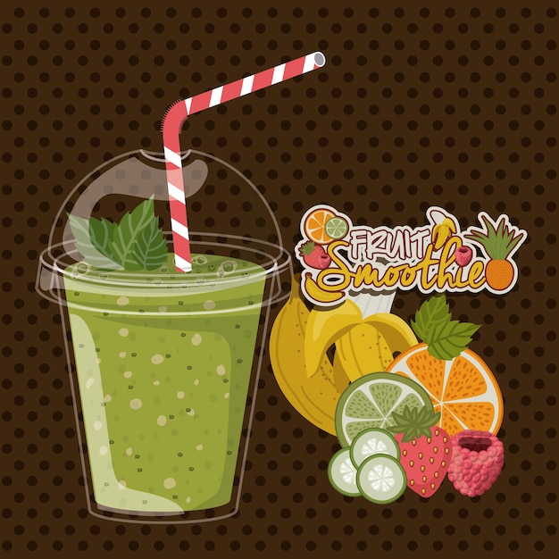 Plik wektorowy projekt smoothie