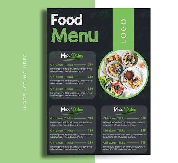 Projekt specjalnego menu żywnościowego