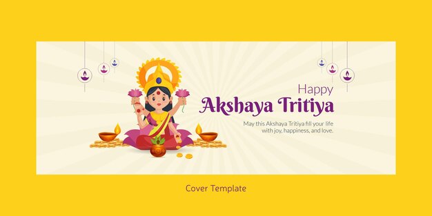 Projekt Strony Tytułowej Festiwalu Hinduskiego Happy Akshaya Tritiya