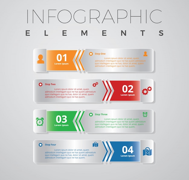 Plik wektorowy projekt szablonów ramek infograficznych