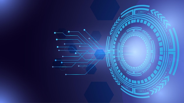 Projekt szablonu abstrakcyjnego tła technologii