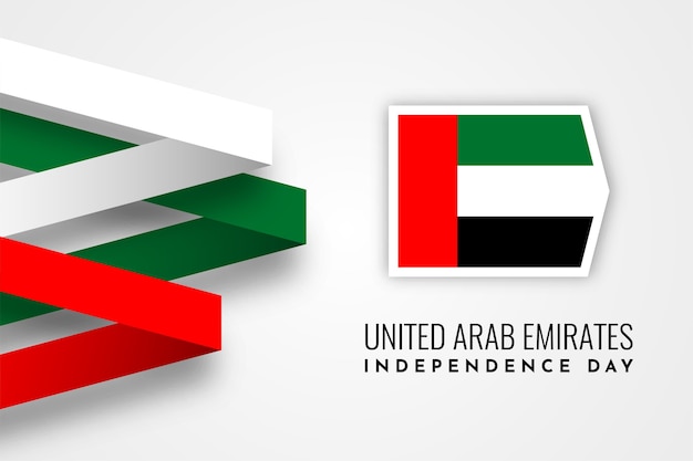 Projekt Szablonu Dzień Niepodległości Zjednoczonych Emiratów Arabskich